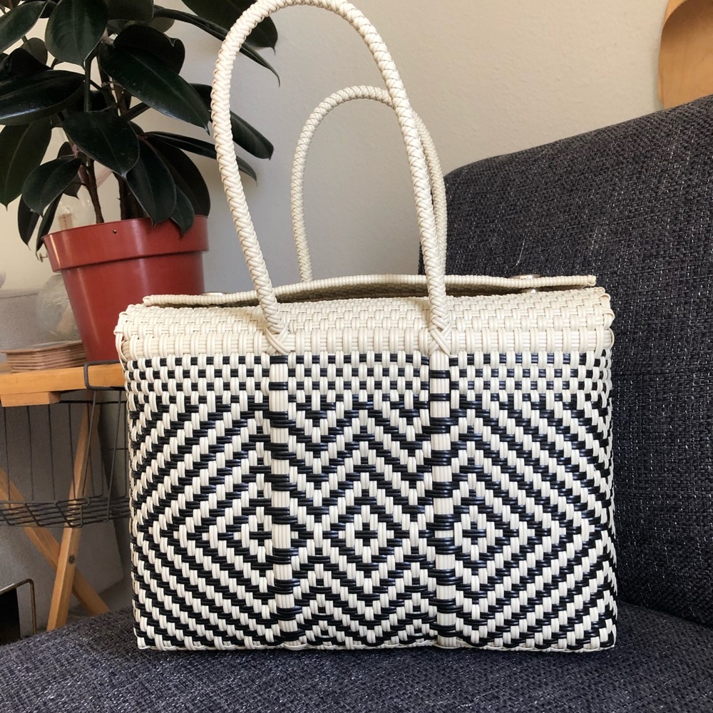Handwoven Chevron Purse